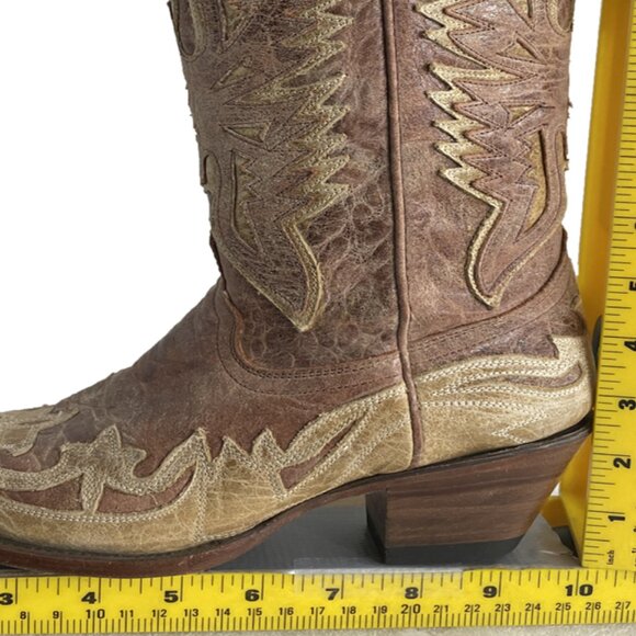 Corral Leather Western Cowgirl Snip Toe Boots Women's 6.5 M - Picture 14 of 16